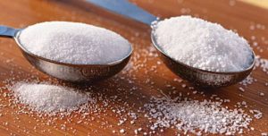Convert the positive to negative impact of salt