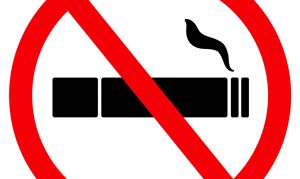 Not smoking